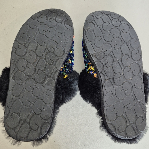 UGG Australia Scuffette II Stellar Multicolored Sequin Slip-On Slippers - Size 8 - Picture 13 of 14